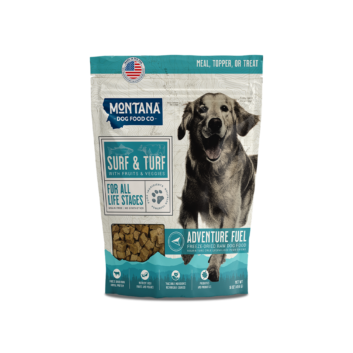 ドッグフード Masaya Tsunakawa Grain-free Surf & Turf Freeze-dried Raw Adventure Fuel (Dog Food