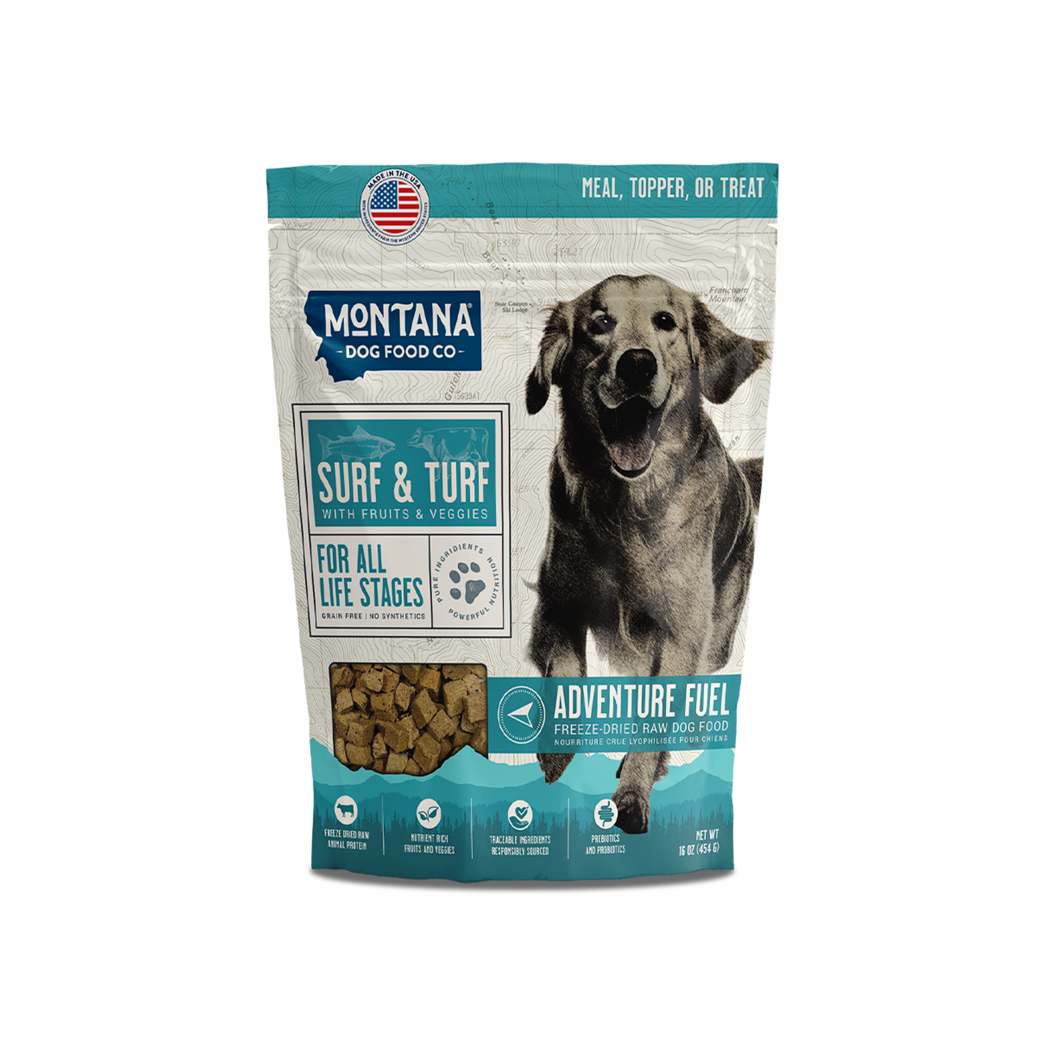 Grain-free Surf & Turf Freeze-dried Raw Adventure Fuel (Dog Food Grain-free Surf & Turf Freeze-dried Raw Adventure Fuel (Dog Food