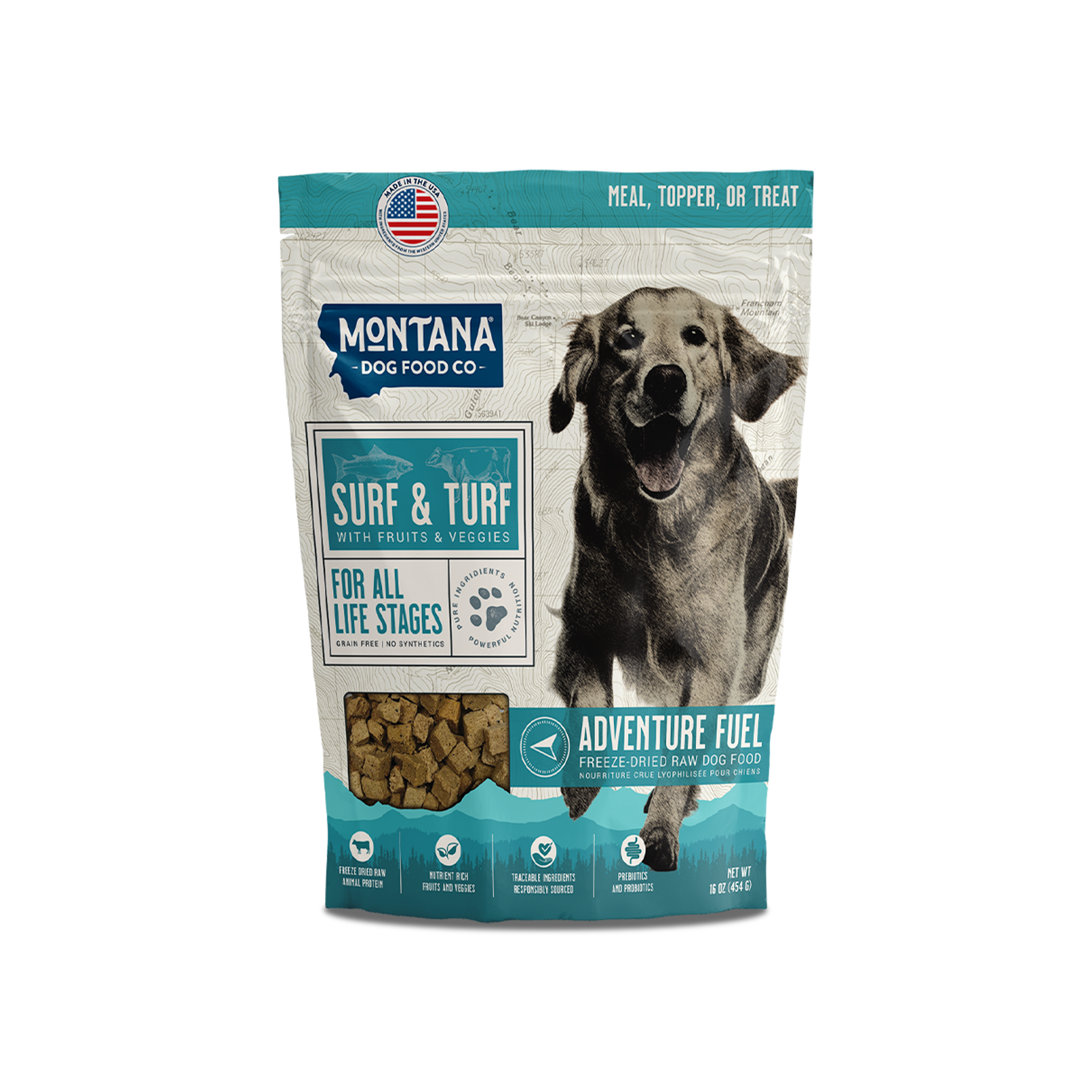 取引中 ドッグフード dog food Grain-free Surf & Turf Freeze-dried Raw Adventure Fuel (Dog Food