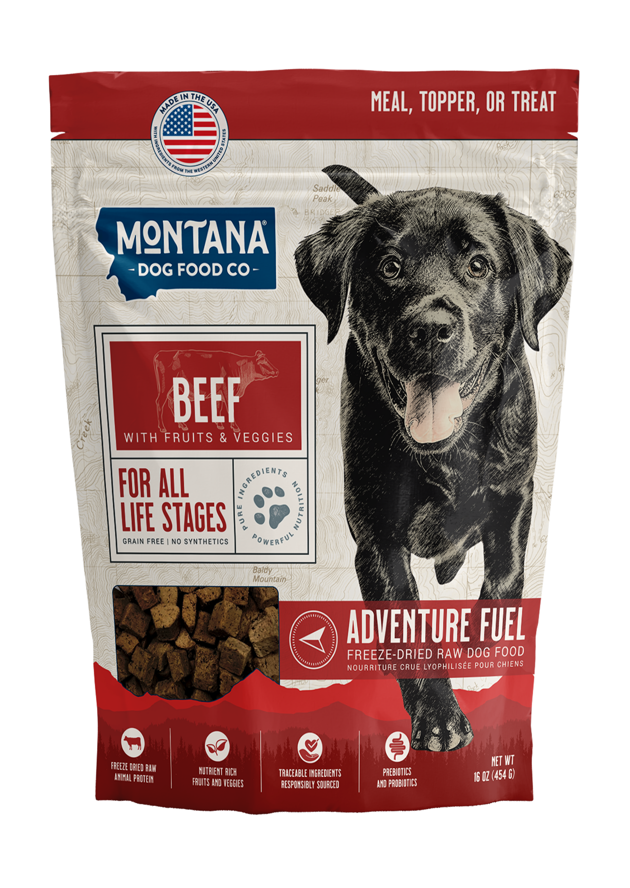 Grain-Free Beef Freeze-Dried Raw Adventure Fuel (Dog Food