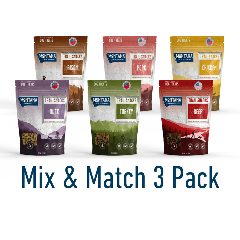 Trail Snacks (Dog Treats) Mix & Match 3 Pack